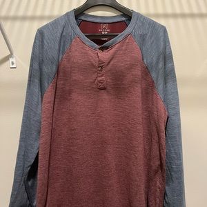 Men’s George Brand Polyester/Rayon Long-Sleeve Shirt (XXL)